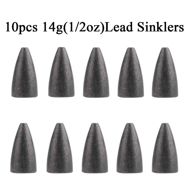 10pcs 14g sinkers