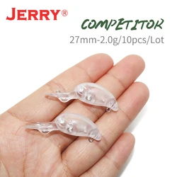 Jerry Competitor Señuelo Duro Blanco para Trucha Wobbler