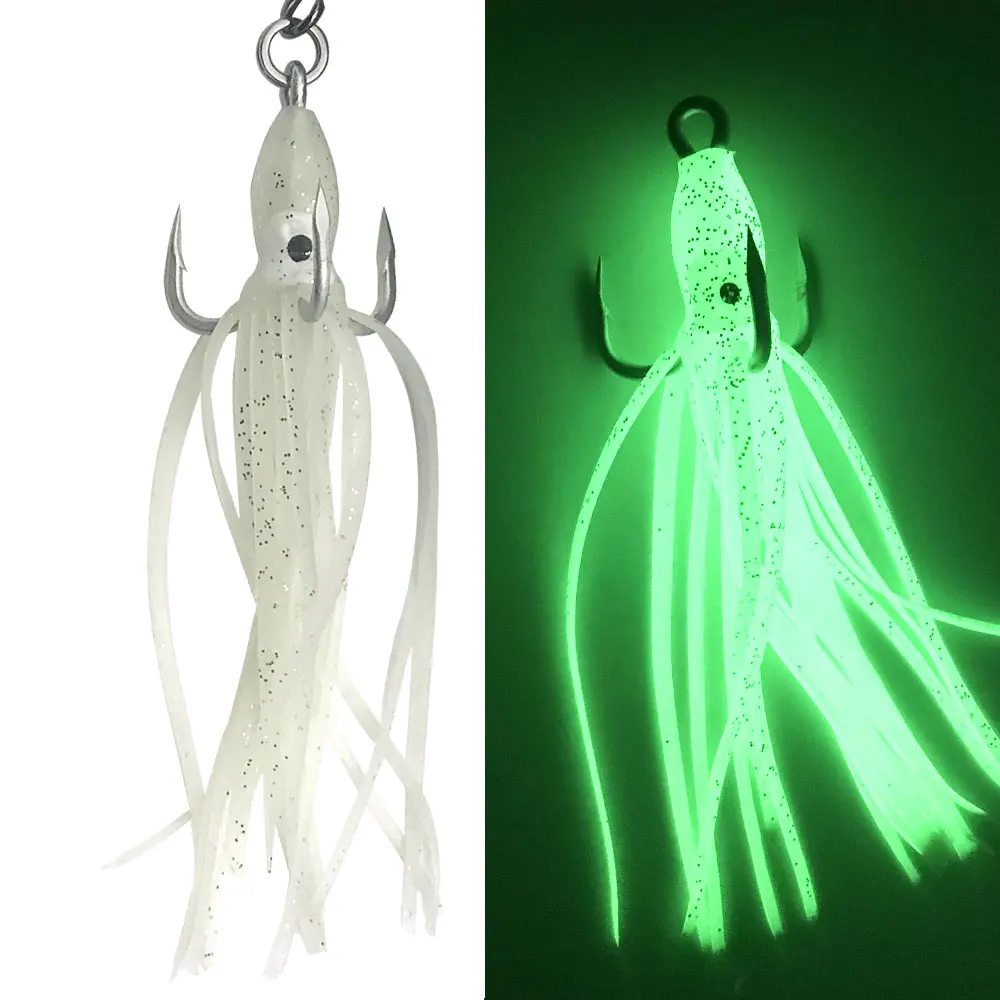 AS-anzuelos triples de acero inoxidable BKK 3/0, anzuelos de pesca de fuerza híbrida fuerte, anzuelos de carbono para Jigging, 5 unidades - imagen 5