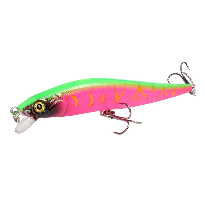 Señuelo de pesca flotante Minnow, cebo duro Artificial para curricán de lubina, Wobblers, Crankbait, Lucio, Carpa, aparejos de pesca, 10,5 cm, 10g - imagen 2