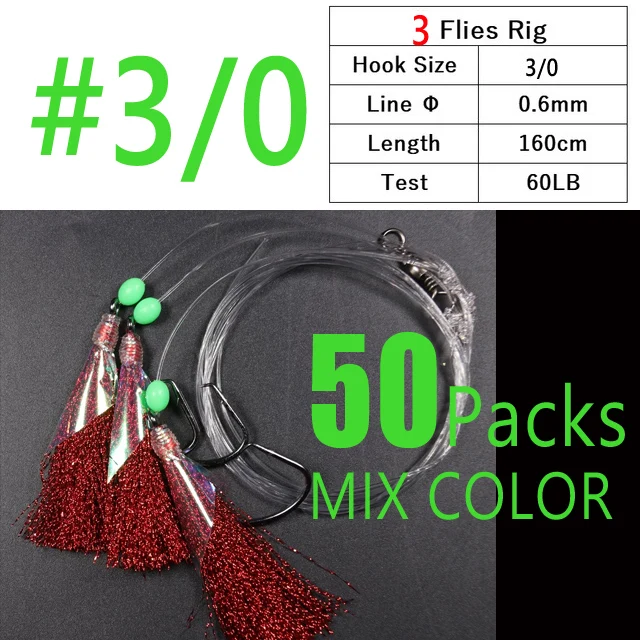 50packs 3 hooks 3l0