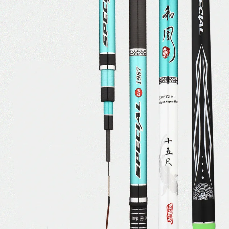 Wekartwo-caña De pescar Olta, alimentador De carbono, aparejo telescópico, 3,6 m-7,2 m - imagen 2