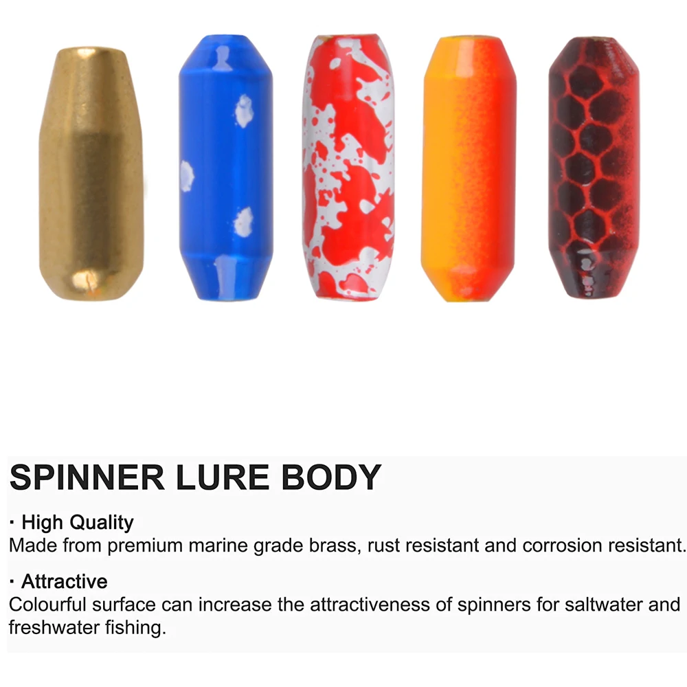 Plomos de pesca de latón, Bullet Worm, pesas de tiro caído, accesorios de aparejos de pesca para Texas Rig, 10 Uds. - imagen 5