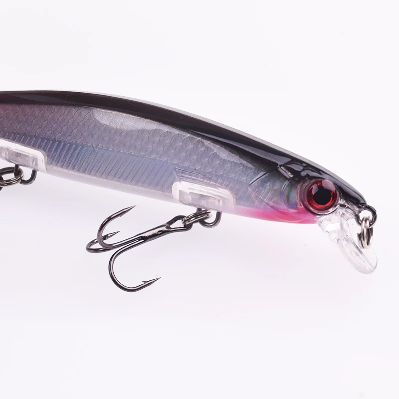 Señuelos de Pesca Minnow láser, se hunden lentamente, Swimbait, 11cm, 13,5g, cebo duro Artificial, Crankbait, Lucio, carpa, 1 ud. - imagen 4