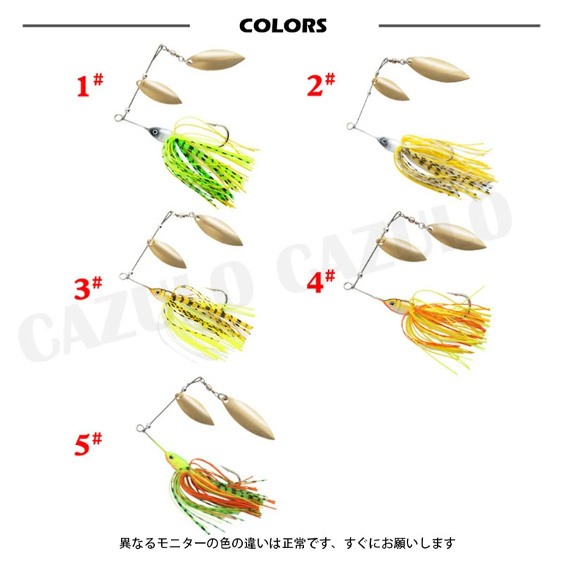 Accesorios de pesca Spinnerbait que se hunden, señuelo Isca Artificial, peso 13,5g 9cm, cebos, cuchara Wobblers, productos para aparejos de carpa Leurre - imagen 3