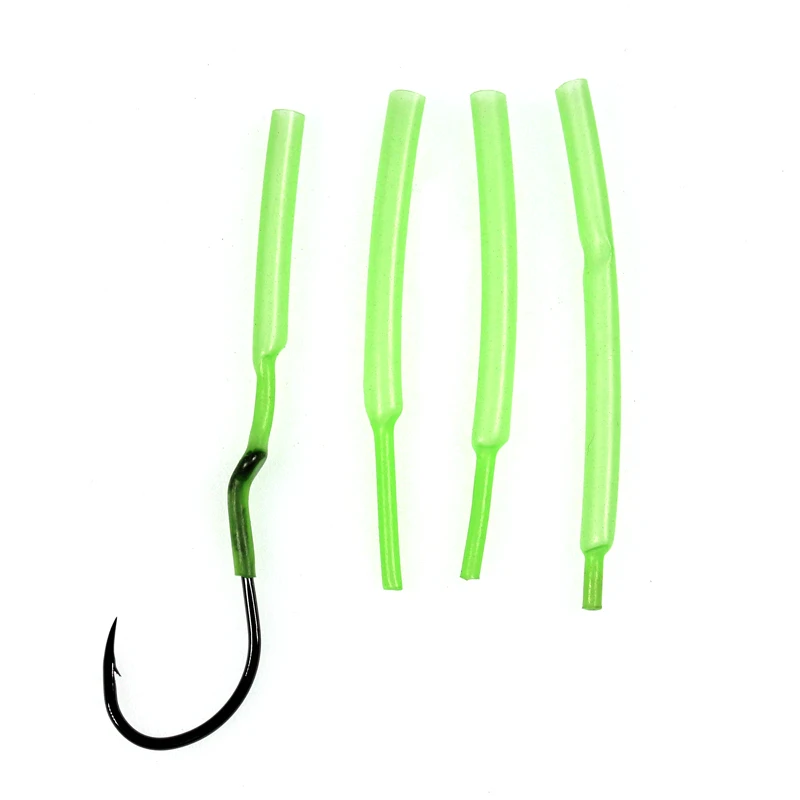 Bimoo tubos termorretráctiles de 2m/5m, Material de aparejo de pesca de agua salada, accesorios de pesca, herramienta de tubo retráctil, 5mm, Verde - imagen 4