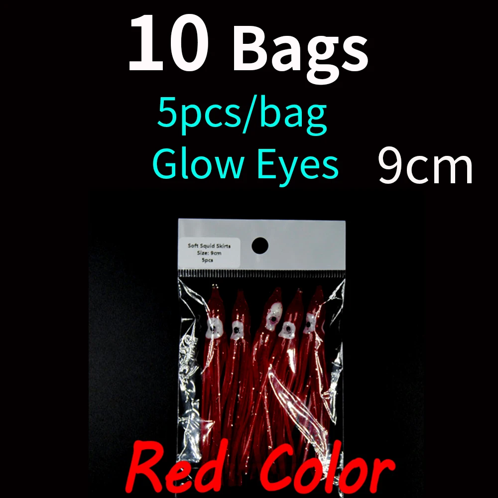 10bag 9cm red