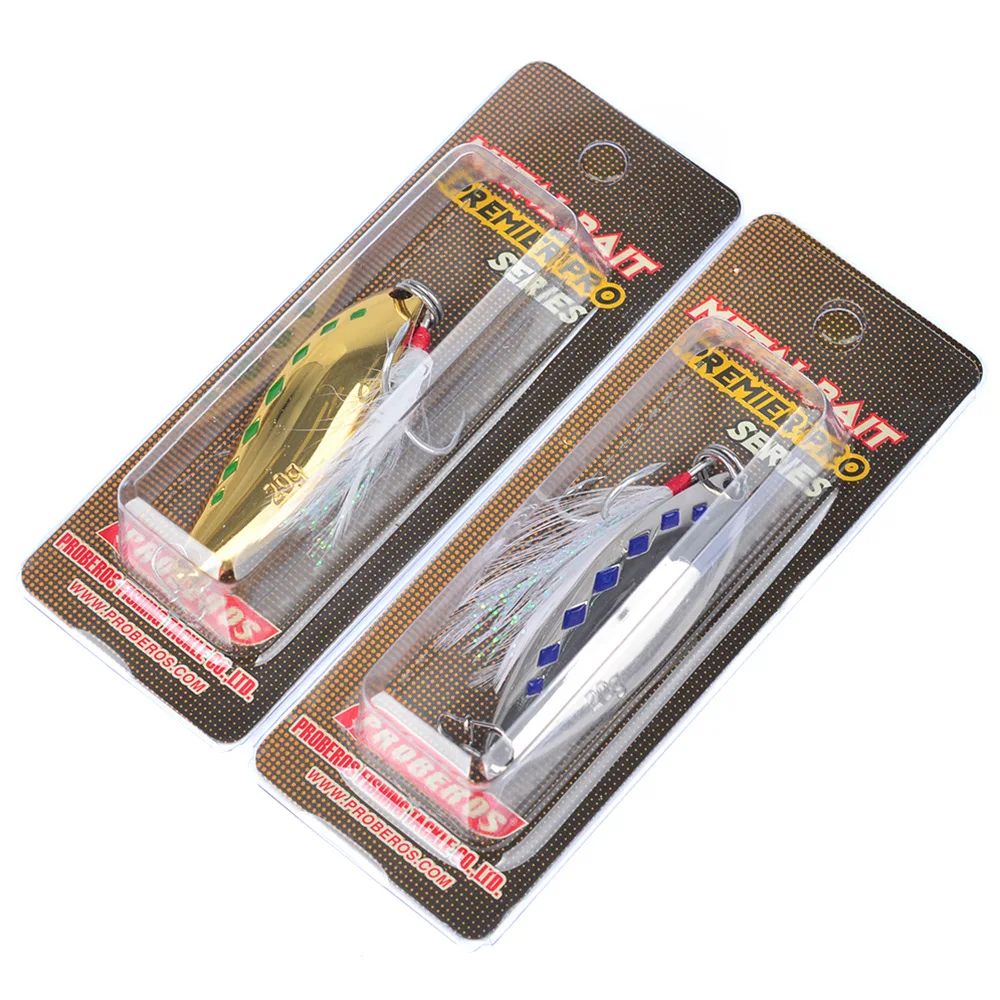 Señuelos de Pesca de Metal, cebo giratorio Wobbler, cuchara de lubina Artificial, anzuelo duro de agudos, aparejos de pesca, 10G/15G/20G - imagen 3