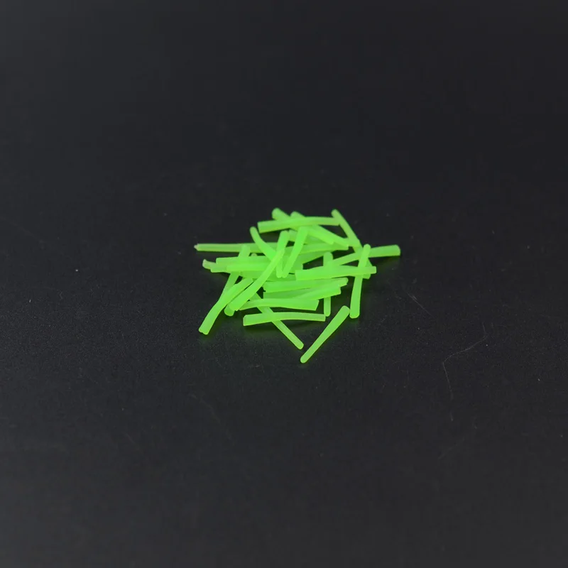 Cuerpo de ninfa de silicona para pesca, cilindro cónico de goma, gusano suave, trucha, cuerpos de pupa caddis, 6 colores - imagen 5