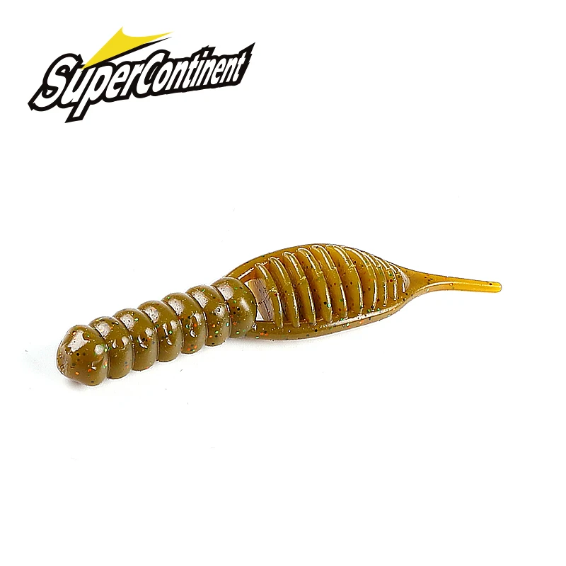 Señuelos fanatik supercontinentes, 80mm/8 Uds., 55mm/15 Uds., Señuelos de Pesca blandos, cebos de silicona suave, cebo suave de Larva