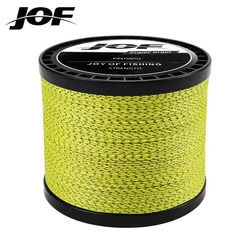 JOF-sedal de pesca trenzado, monofilamento Fly 8, Material japonés, accesorios para carpa, 300M, 500M, 1000M