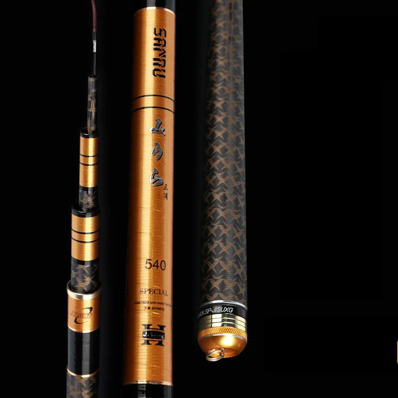 Caña de pescar de Taiwán de 3,6 m-7,2 m, ultraligera, 60T, Spuer de carbono, postes de mano duros, 28 tonalidades, caña de pescar de carpa, equipo de Pesca - imagen 4