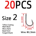 20pcs  Size 2