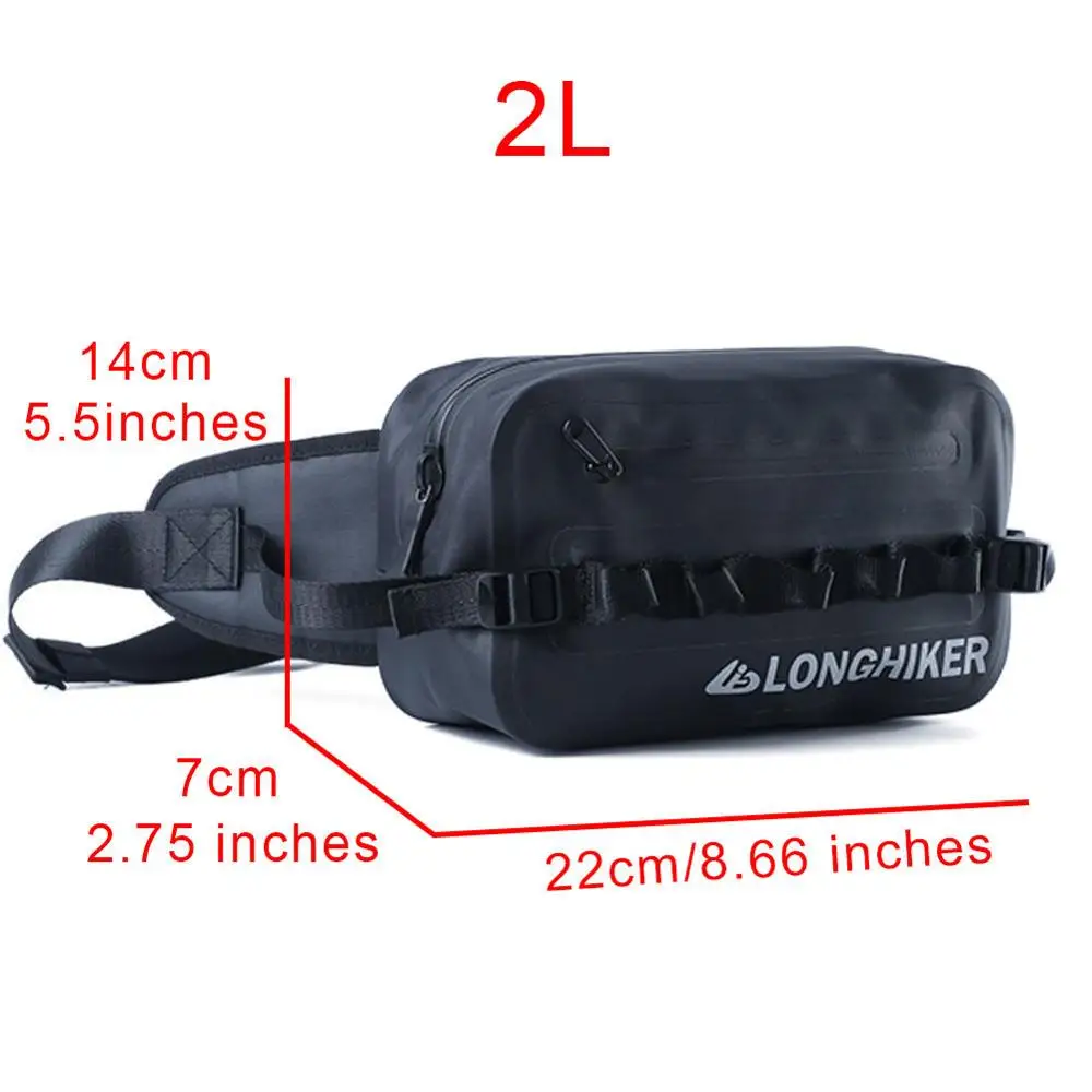 Riñonera impermeable, bolsa de cintura seca, cinturón de cadera para buceo, pesca, ciclismo, senderismo, kayak, Camping, natación, correr, agua - imagen 2