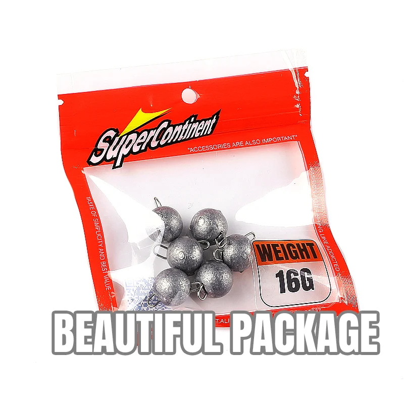 Supercontinent Cheburashka plomo pesca Jig cabeza bala pesas señuelo suave grupo 2g4g6g8g10g12g14g16g18ggancho agravado - imagen 4