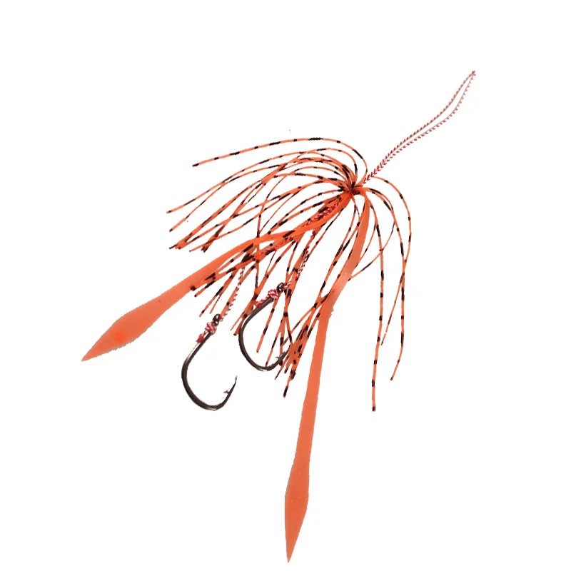 Ganchos de asistencia Kabura Jigging Madai – Faldas silicona y plomo - imagen 5