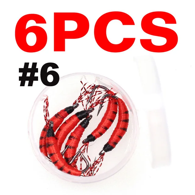 6pcs Red