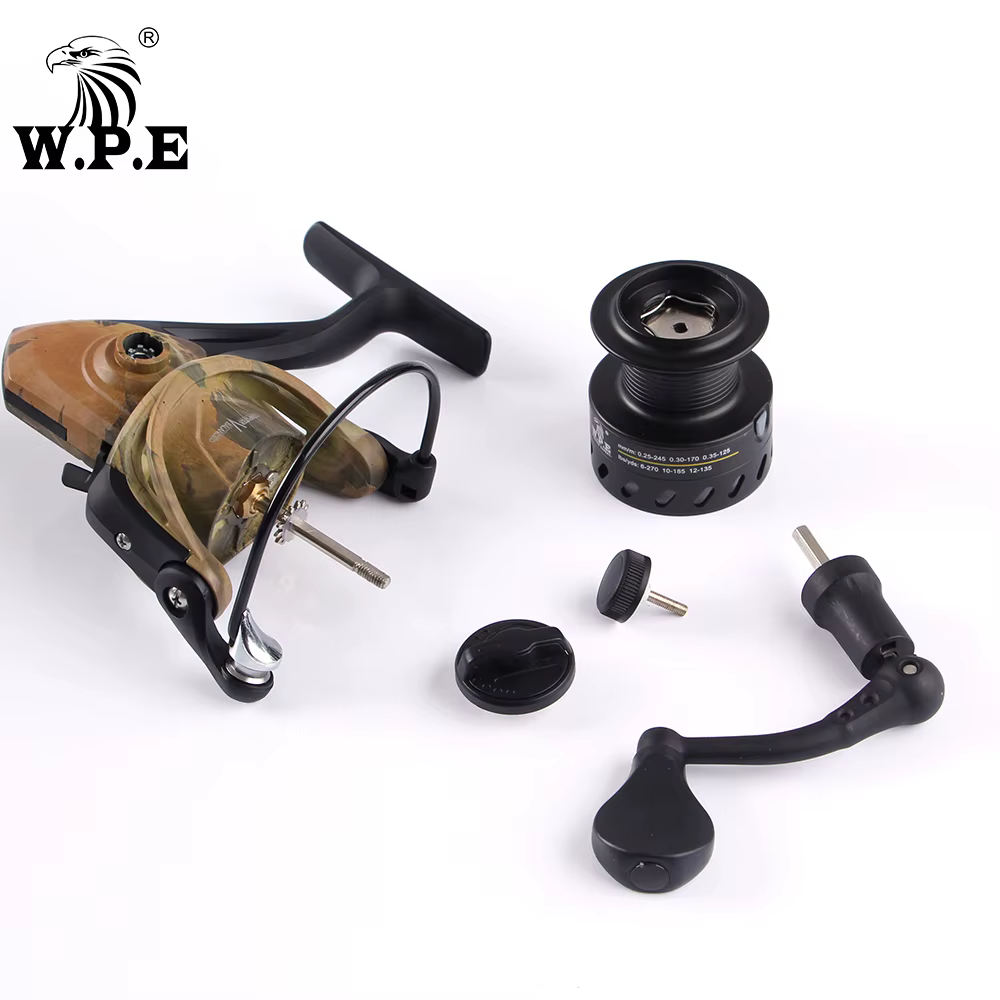 W.P.E. Camou Spinn 2000 – Carrete spinning alta velocidad 9+1 rodamientos - imagen 4
