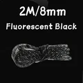 2M 8mm Fluo Black