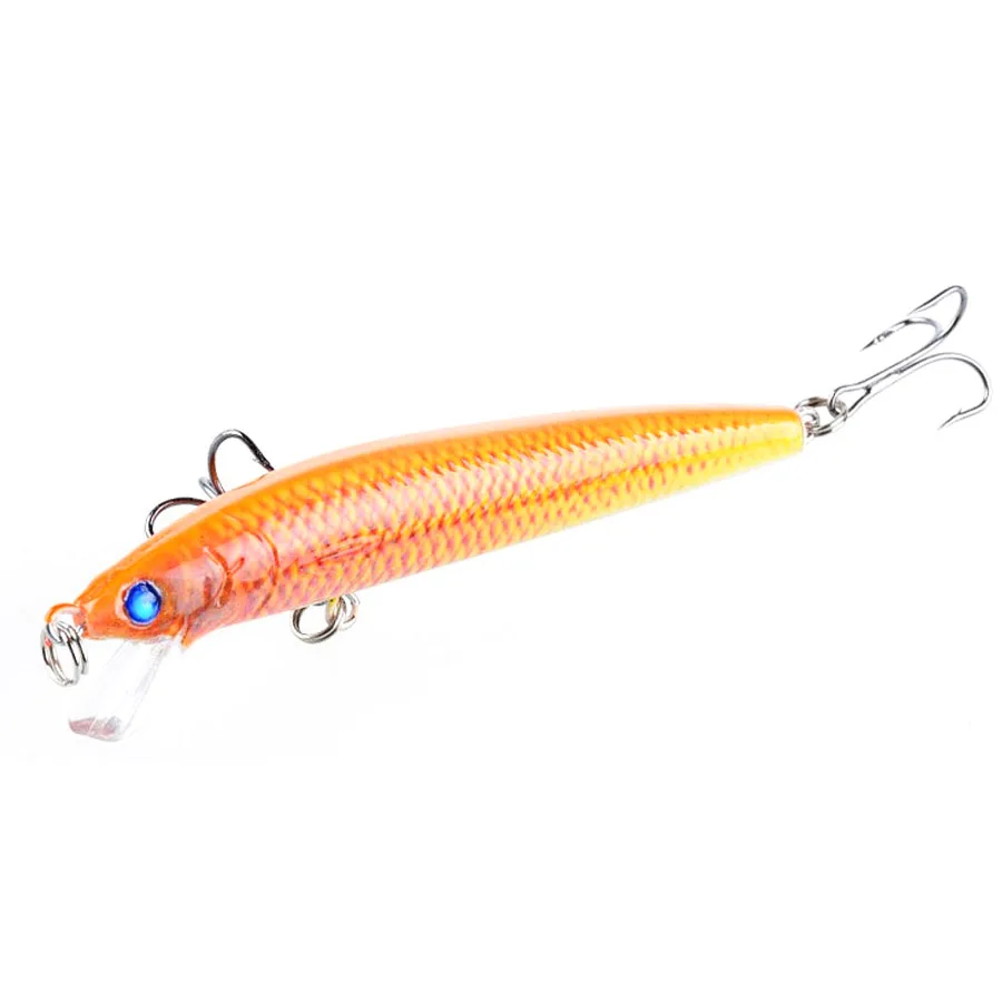 Señuelo de Pesca Minnow Topwater, cebo duro Wobblers para Trolling Jig Bait Crankbait, carpa lubina rayada, aparejos de Pesca Swimbait - imagen 5