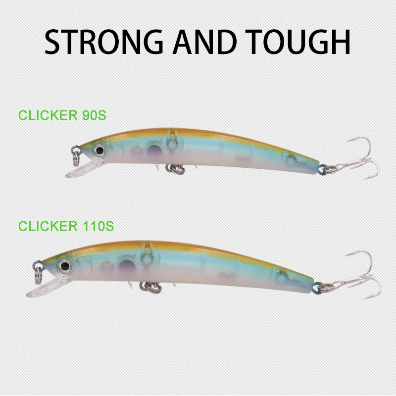 Wondershot A14 Minnow hundimiento Wobbler señuelo de Pesca de Mar 90mm/110mm pequeño cebo duro Artificial Mini Swimbait Leurre Pescar - imagen 3