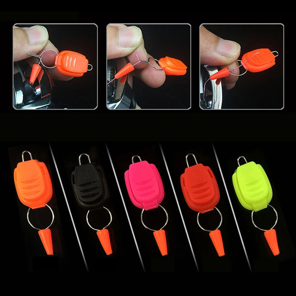 Tope de línea de pesca mejorado, hebilla de Clip para Baitcasting, carrete de tambor, dispositivo de línea de tarjeta, accesorios, herramienta, 10 unids/bolsa - imagen 2