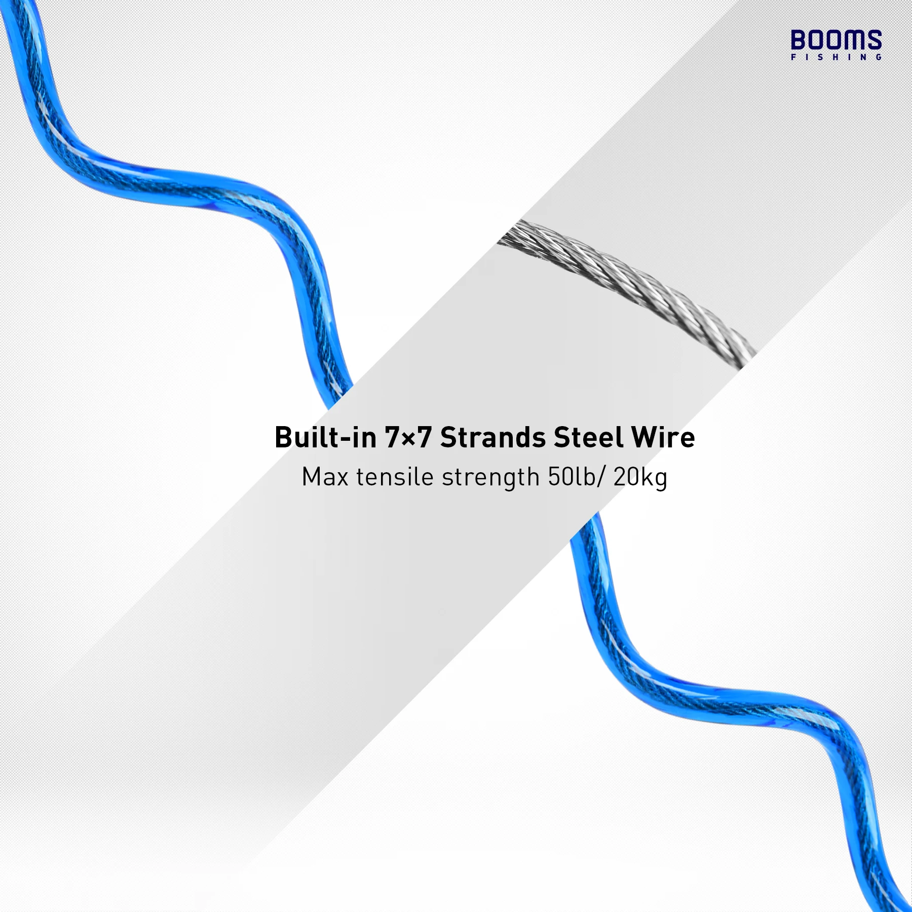 Booms Fishing T02 2M cordón de pesca resistente para cuerdas de navegación con mosquetón para acampar bloqueo seguro accesorios de herramientas de pesca - imagen 5