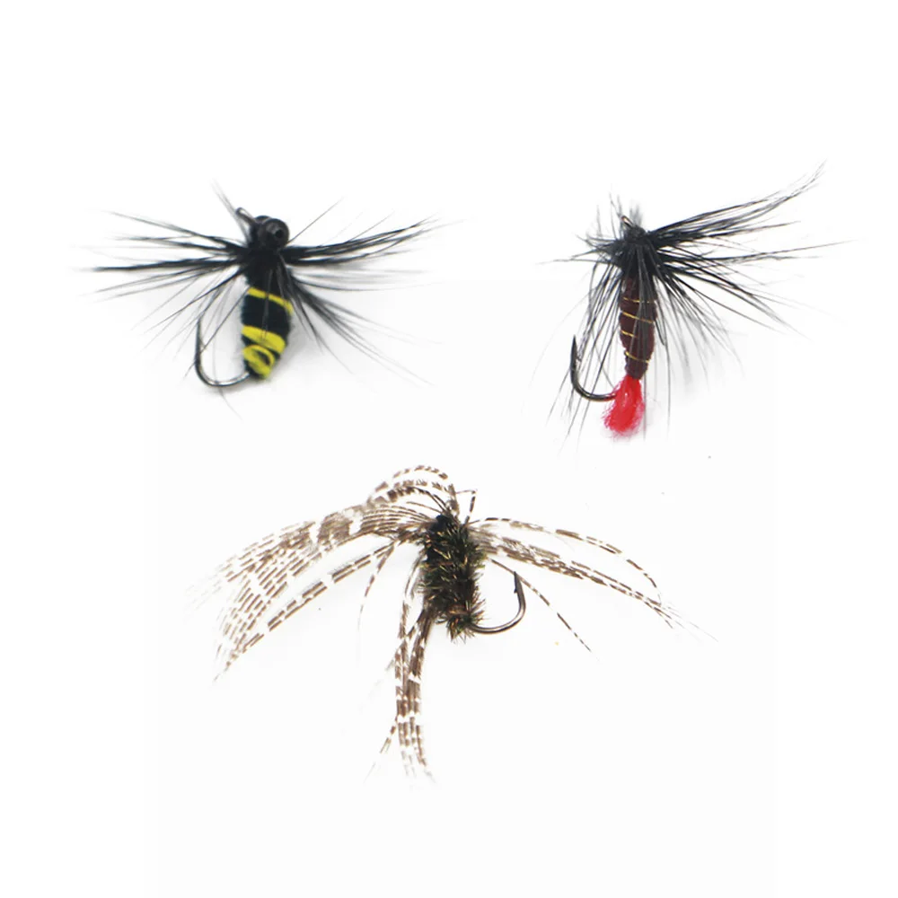 1 개/몫 플라이 낚시 미끼 곤충 후크 16 # 높은 탄소 철강 후크 송어 잉어 미끼 요정 스커드 플라이 미끼 낚시 태클 нрюоок - imagen 5