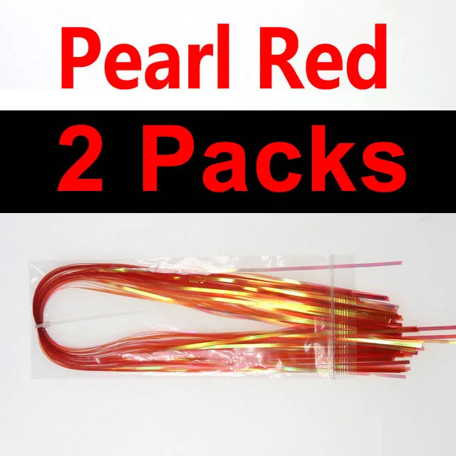 2 Packs Pearl Red