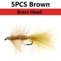 5pcs brass brown