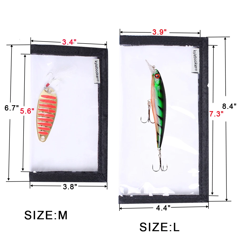 4 paquetes de cubiertas de Señuelos de Pesca, cubiertas protectoras de PVC transparente, envolturas de anzuelos para Crankbaits, cucharas, cebos giratorios - imagen 3