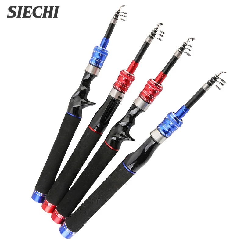 Caña giratoria de fundición, de carbono, telescópica, ultraligera, de viaje, 1,5 m, 1,8 m, 2,1 m, 2,4 m, nueva - imagen 2