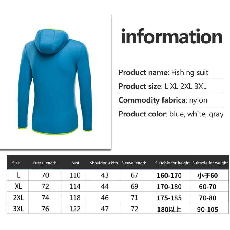 Ropa de pesca, camisa, chaqueta de seda de hielo, secado rápido, ropa deportiva, protección solar, cuello facial, Anti-UV, transpirable, con capucha - imagen 3