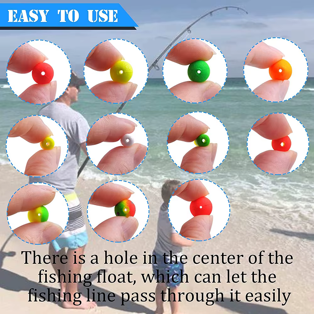 Indicador de Picada Flotador Espuma – Para pesca con mosca y bagre - imagen 4