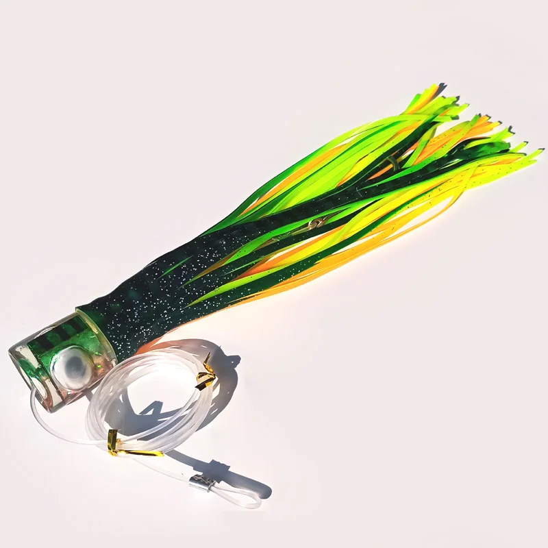 Señuelos de pesca de curricán Prowler de 30cm y 11', juego grande con falda aparejada, juego Marlin Tuna Pakula, señuelo de pesca - imagen 4