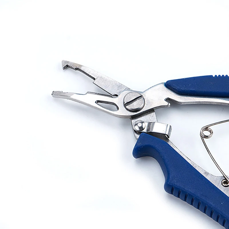 Alicates de pesca multifunción, tijera, línea trenzada de pesca, cortador de señuelo, removedor de anzuelos, corte de pesca, uso de peces, pinzas, tijeras - imagen 5