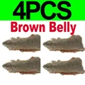 4PCS Brown Belly
