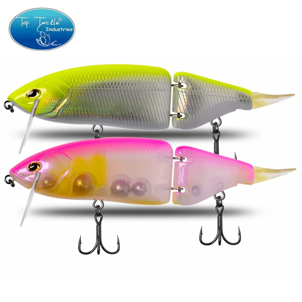 CF señuelo articulado 135mm/165mm Swimbait Señuelos de Pesca de cuerpo duro flotante para Lucio, aparejos de cebo de pesca - imagen 4