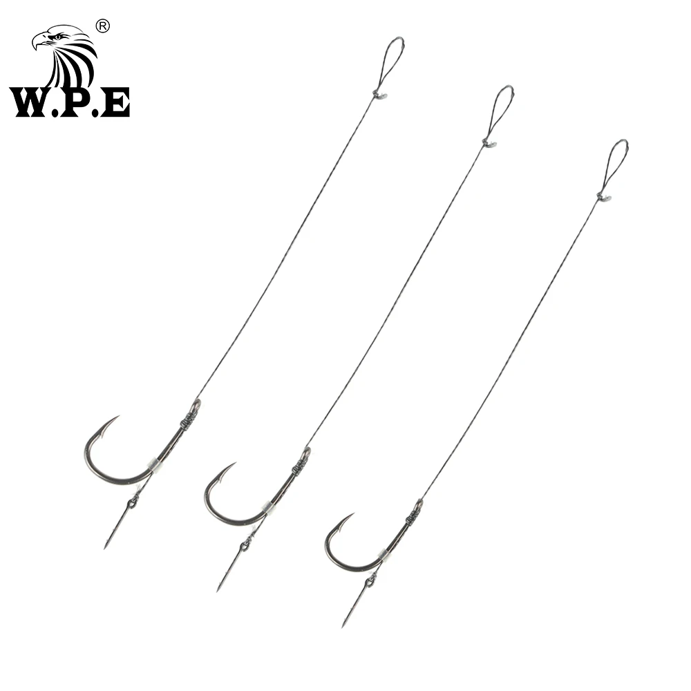 W.p.e Karpervissen Klaar 2Pack Gebonden Chod Rigs 2 #/4 #/6 # Metalen Aas Spike methode Feeder Boilie Vissen Accessoires Rig Visgerei - imagen 2