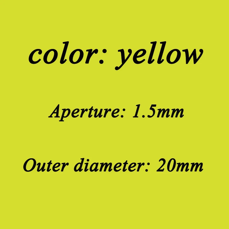 yellow 20mm