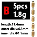 5pcs B type 1.8g