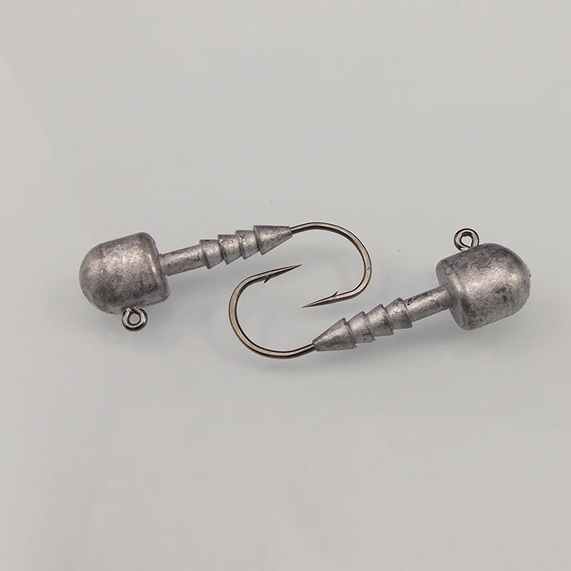 KESFISHING-Cabeza de plantilla de fregadero, 9 piezas, 5g, 7g, 10g, accesorios de pesca, anzuelos de remolque de plomo para cebos artificiales suaves Isca - imagen 5