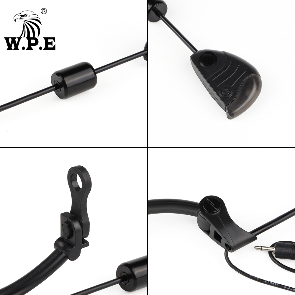 Detalle del swinger mostrando su diseño de LED electrónico iluminado y pesca carpa