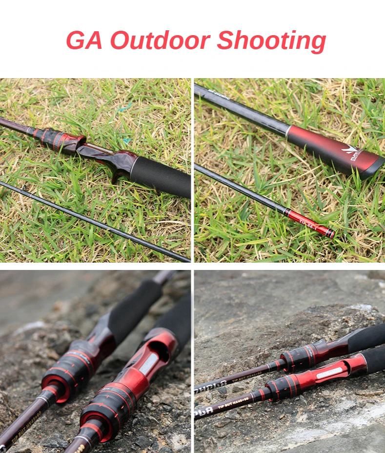 PURELURE GRUPLA caña de pescar giratoria alto carbono Universal lanzamiento largo en accesorios FUJI rápido - imagen 3