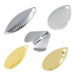 Señuelo de pesca de hombre barbudo, hojas de sauce, Bola de ruido de lentejuelas, piruleta giratoria, pieza de ruido de gota de agua, 5-10 piezas por lote