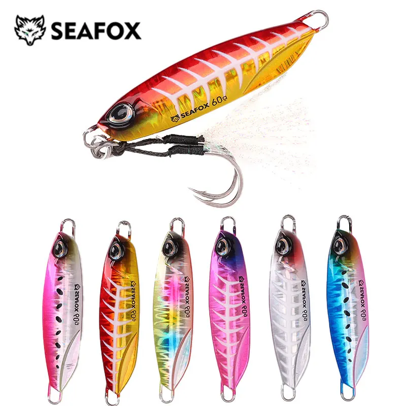 Seafox SF02 Jig Metálico Brillante para Pesca Deportiva - imagen 2