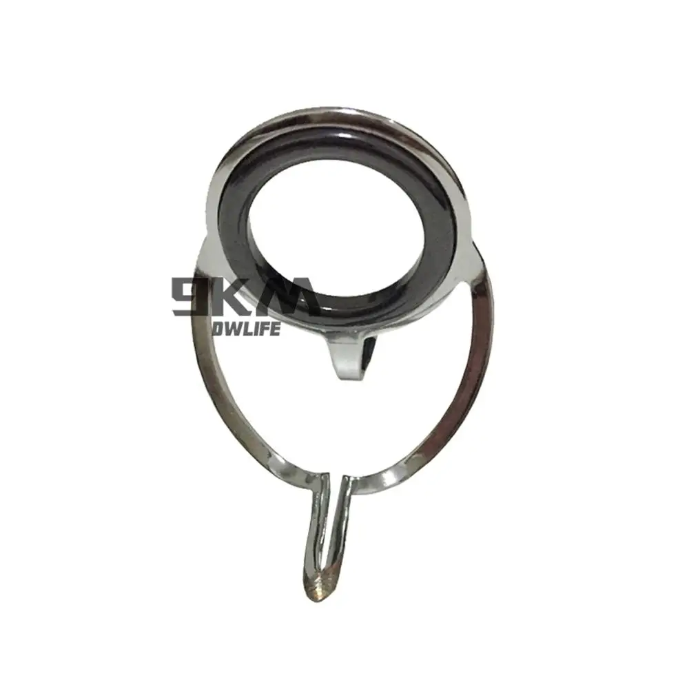 Kit de reparación de varillas de pesca, guías de caña de pescar, anillos de línea, juegos de ojos, tamaño mixto, acero inoxidable, pesca en agua dulce y salada, 6 ~ 42, 10 Uds. # 4~38 mm - imagen 5