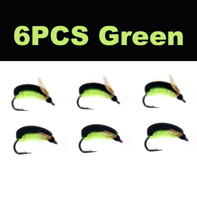 6pcs green