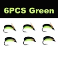 6pcs green