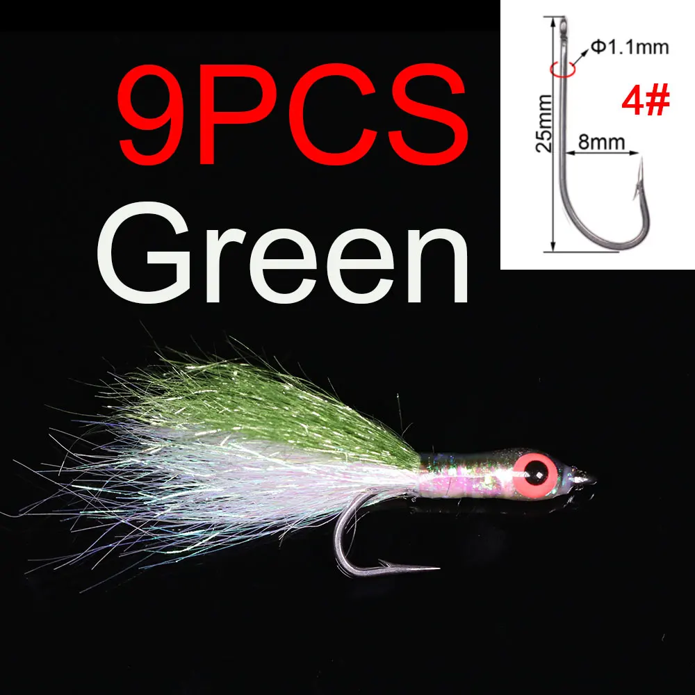 9pcs Green
